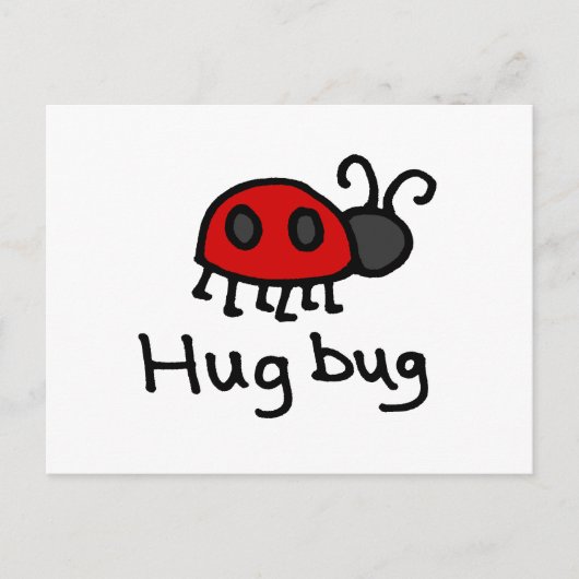 Carte Postale Little Hug Bug (Devant)