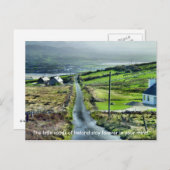 Carte postale Little Irish Road (Devant / Derrière)