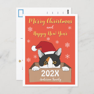 Carte postale Little Kitty Christmas