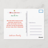 Carte postale Little Kitty Christmas (Dos)