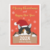 Carte postale Little Kitty Christmas (Devant)