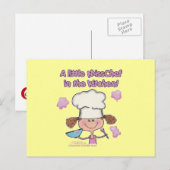 Carte Postale Little Miss Chef (Devant / Derrière)