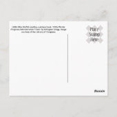 Carte Postale Little Miss Muffet (Dos)