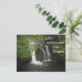 Carte Postale Little Multnomah Falls Oregon Photo (Debout devant)