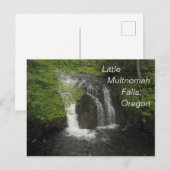 Carte Postale Little Multnomah Falls Oregon Photo (Devant / Derrière)