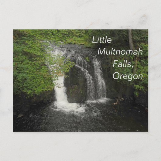 Carte Postale Little Multnomah Falls Oregon Photo (Devant)
