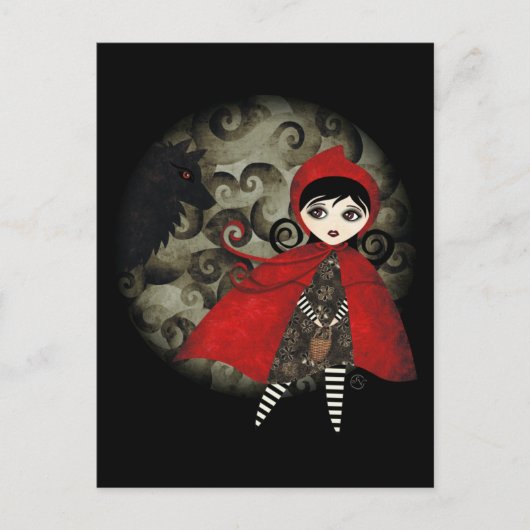 Carte postale Little Red Capuccine (Devant)