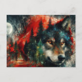 Carte Postale Little Red est le loup (Devant)