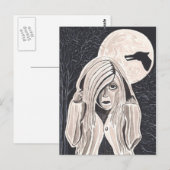 Carte postale Little Red Riding Hood (Devant / Derrière)