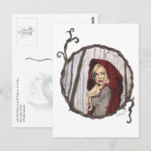 Carte postale Little Red Riding Hood (Devant / Derrière)