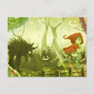 Carte postale Little Red Riding Hood 02
