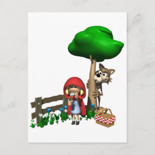 Carte postale Little Red Riding Hotte