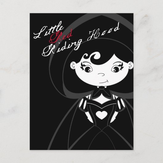 Carte postale Little Red Riding Hotte (Devant)