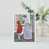 Carte postale Little Red Riding Hotte (Debout devant)