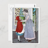 Carte postale Little Red Riding Hotte (Devant / Derrière)