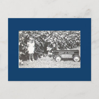 Carte Postale Little Red Wagon