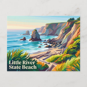 Carte Postale Little River State Beach Californie