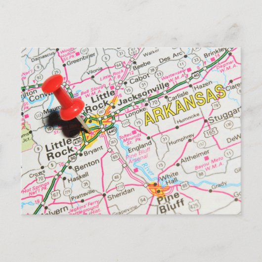 Carte Postale Little Rock, Arkansas (Devant)