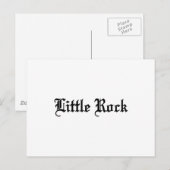 Carte Postale Little Rock, Arkansas (Devant / Derrière)