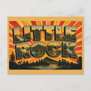 Carte Postale Little Rock vallée de la rivière Arkansas Montagne