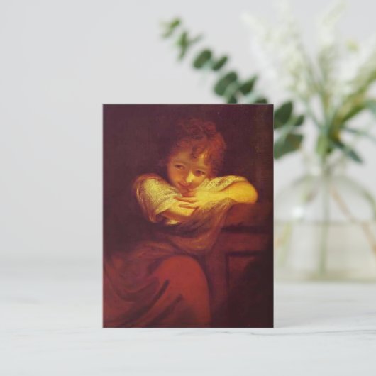 Carte Postale Little Rogue (Robinetta) par Joshua Reynolds (Debout devant)