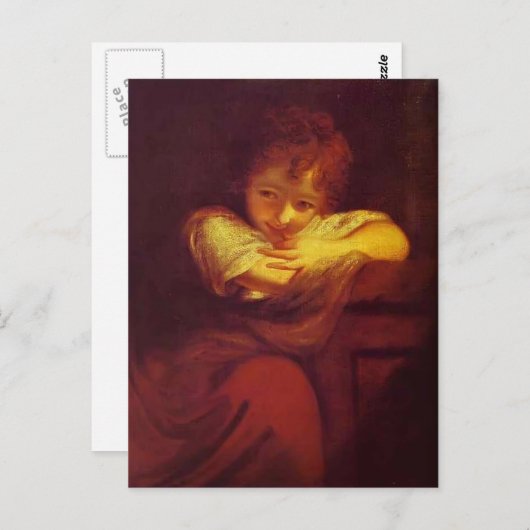 Carte Postale Little Rogue (Robinetta) par Joshua Reynolds (Devant / Derrière)