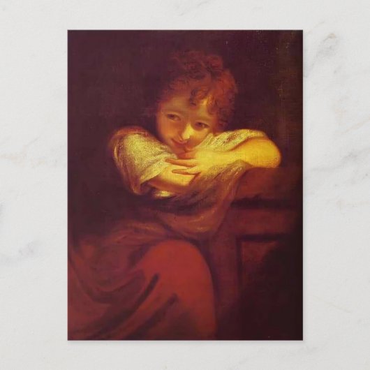 Carte Postale Little Rogue (Robinetta) par Joshua Reynolds (Devant)