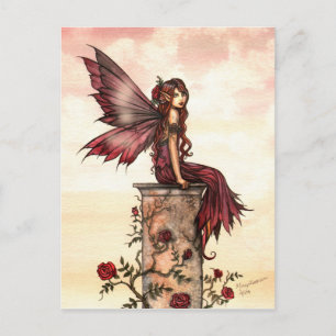 Carte postale Little Scarlet Rose Fairy