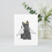 Carte Postale Little Scottie Angel (Debout devant)