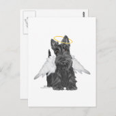 Carte Postale Little Scottie Angel (Devant / Derrière)