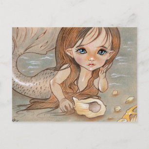 Carte postale Little Sirenita Mermaid Shell