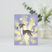 Carte Postale Little Star Greyhound/Whippet/Italian Greyhound (Debout devant)