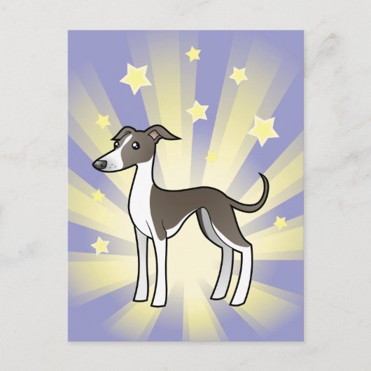 Carte Postale Little Star Greyhound/Whippet/Italian Greyhound (Devant)