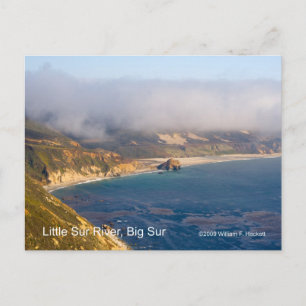 Carte Postale Little Sur River, Big Sur, Californie