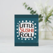 Carte postale Little Sushi Roll (Debout devant)