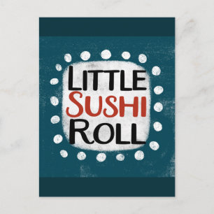 Carte postale Little Sushi Roll