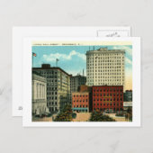 Carte Postale Little Wall Street, Providence, Rhode Island (Devant / Derrière)