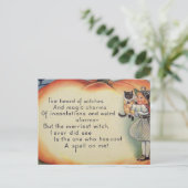 Carte Postale Little Witch & Cat (Debout devant)