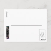 Carte postale Little Witch et Black Cat Halloween (Dos)