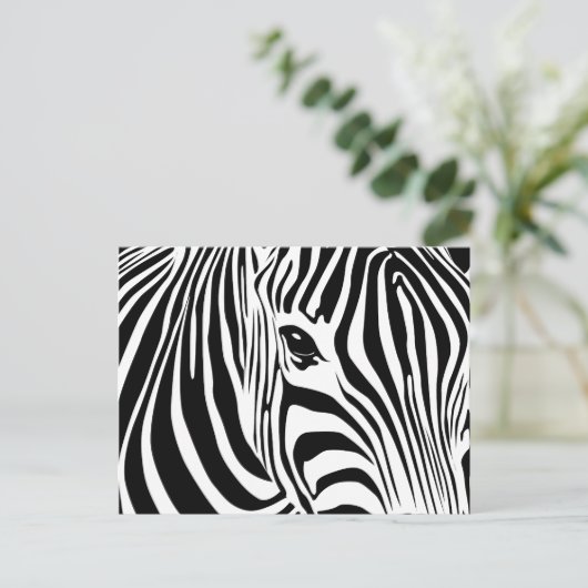 Carte postale Little Zebra (Debout devant)