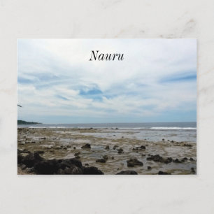 Carte Postale littoral de nauru