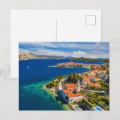 Carte Postale Littoral | Korcula Ville, île de Korcula, Croatie (Devant / Derrière)