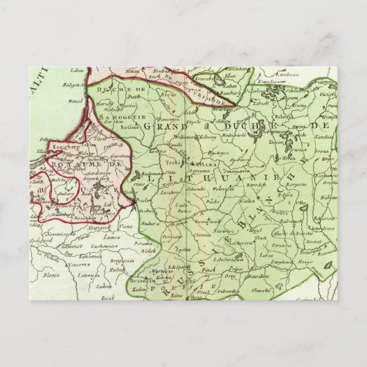 Carte Postale Lituanie, Bélarus (Devant)