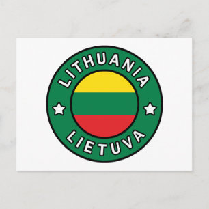 Carte Postale Lituanie Lietuva