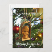 Carte postale lituanienne Holiday Angel (Devant / Derrière)