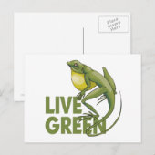 Carte Postale Live Green (Devant / Derrière)