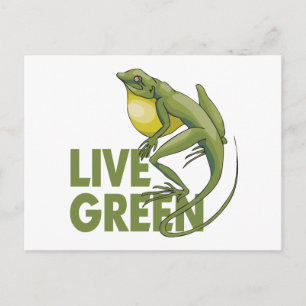 Carte Postale Live Green