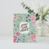 Carte Postale Live in Bloom | Grow with Grace (Debout devant)