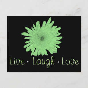 Carte Postale Live Laugh Love