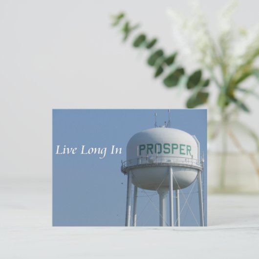Carte postale Live Long in Prosper (TX) (Debout devant)
